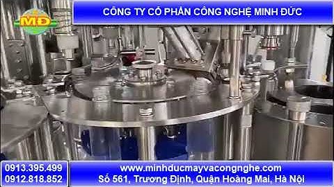 Công ty Minh Đức chuyên chế tạo máy chiết rót 3 trong 1 chính xác