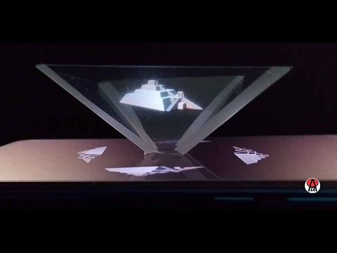 Missyou Proiettore Ologramma 3D Con Telecomando, 42 Cm Con 224 LED - Effetti Visivi Straordinari Per Pubblicità, Vetrine Ed Eventi (Nero)