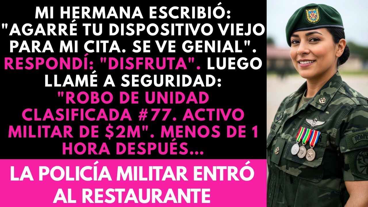 Mi Hermana Tomó Mi Equipo Barato Para Su Cita Era Un Activo Militar De Dos Millones