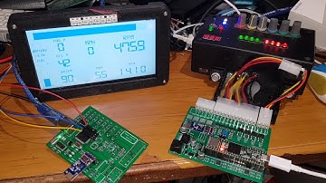 Speeduino Teensy 3.5 8x8 and Dash module with bluetooth Testing
