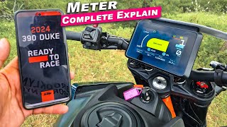 2024 KTM Duke 390  : TFT Meter All features & Connectivity Explain | A to Z Features screenshot 3