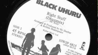 Black Uhuru - &quot;Right Stuff (Discomix)&quot; 10&quot;  (1982)