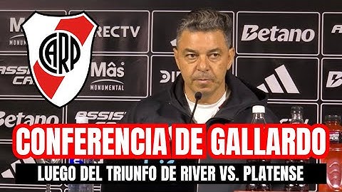 LA CONFERENCIA COMPLETA DE MARCELO GALLARDO LUEGO DEL TRIUNFO 🆚 PLATENSE
