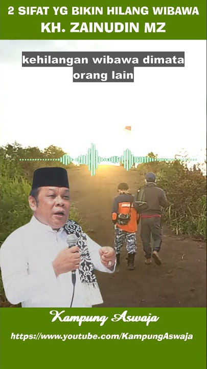 2 Hal yang membuat Hilang Wibawa | KH Zainudin Mz #Shorts