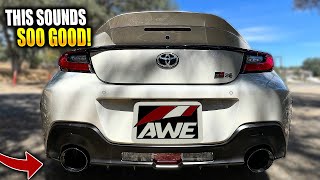 NEW EXHAUST IS SOO LOUD! | AWE Track Edition Exhaust (2022 GR86/BRZ)