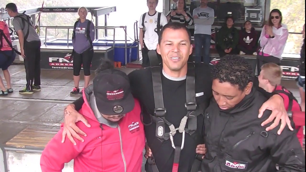 Jumping from Bloukrans Bridge: the highest bungy bridge in the world