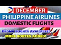 DECEMBER PHILIPPINE AIRLINES DOMESTIC FLIGHT SCHEDULE