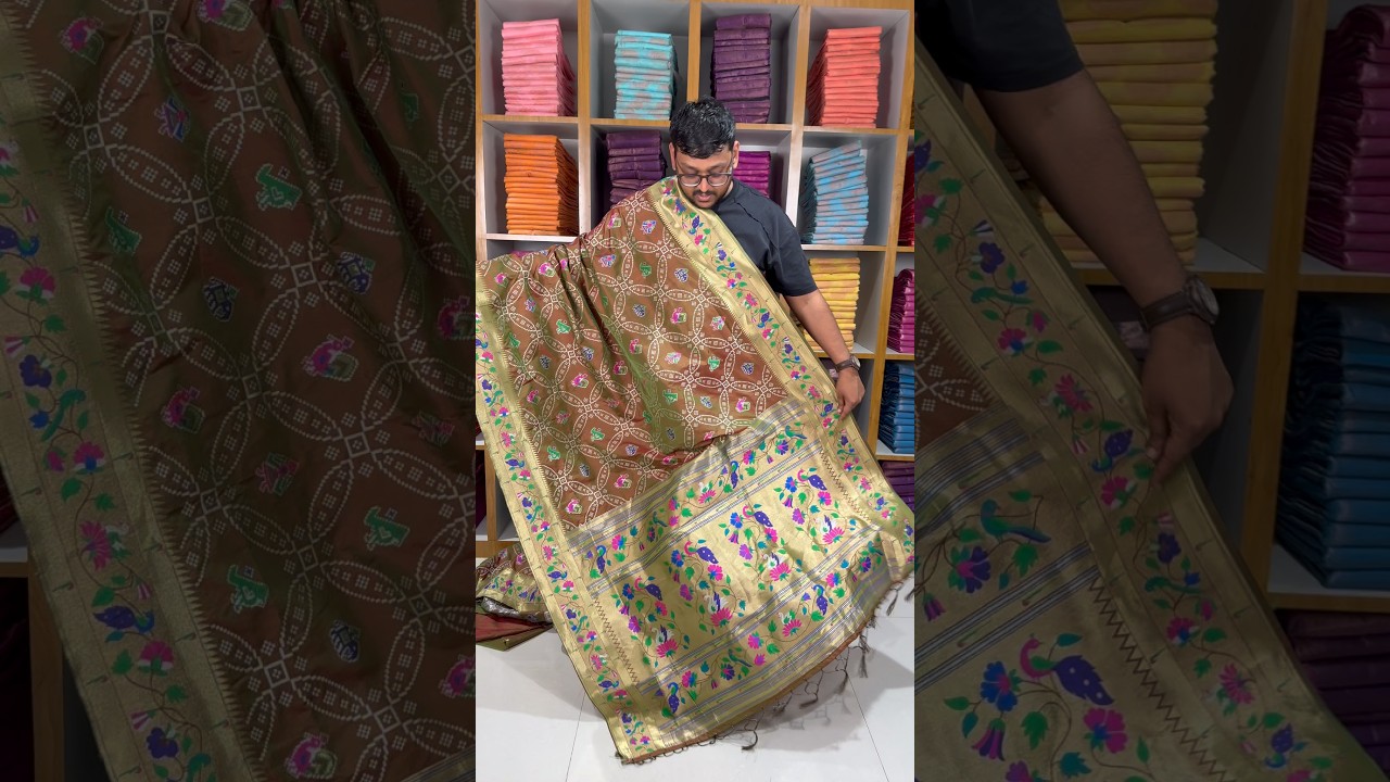Bandhani Patola Silk Paithani Saree