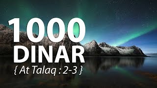 1000 Dinar. Surah At Talaq. 2-3.. Sheikh Mishary Rashid Al Afasy | HD | 😍 | #SurahPilihan