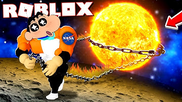 SHINCHAN Pulling The HEAVIEST OBJECTS IN THE WORLD! | Roblox | Strongman Simulator | hindi gameplay.