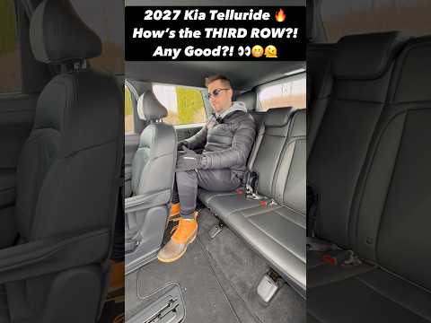 Are the Third Row and Cargo Spaces in the NEW 2027 Kia Telluride an Improvement??