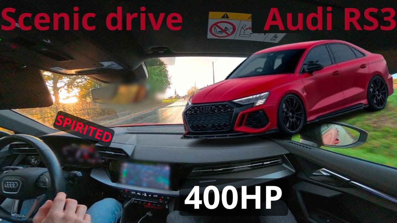 Onboard - Audi RS3 8Y Looking For Some Roads Where The Speed Limit Is A Challenge //ASR controller//