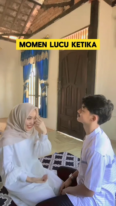 momen lucu ketika istri malu-malu saat mau minta maaf lebaran ‼️‼️ #ngakak #lucu #istri #lebaran