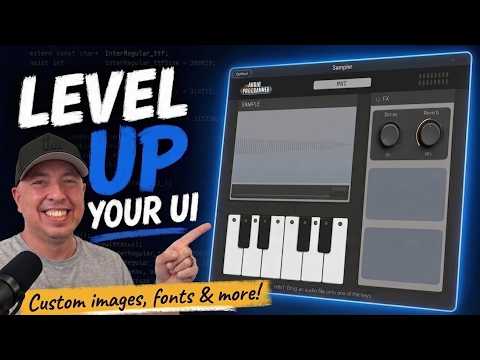 Build this Awesome Sampler Plugin | Pt 4: JUCE UI Basics