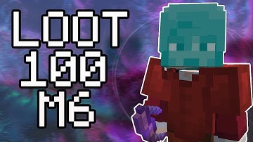 LOOT FROM 100 MASTER MODE FLOOR 6! (Hypixel Skyblock)