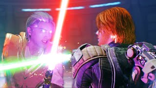 Cal Kestis VS Dagan Gera Final Battle in Star Wars Jedi Survivor