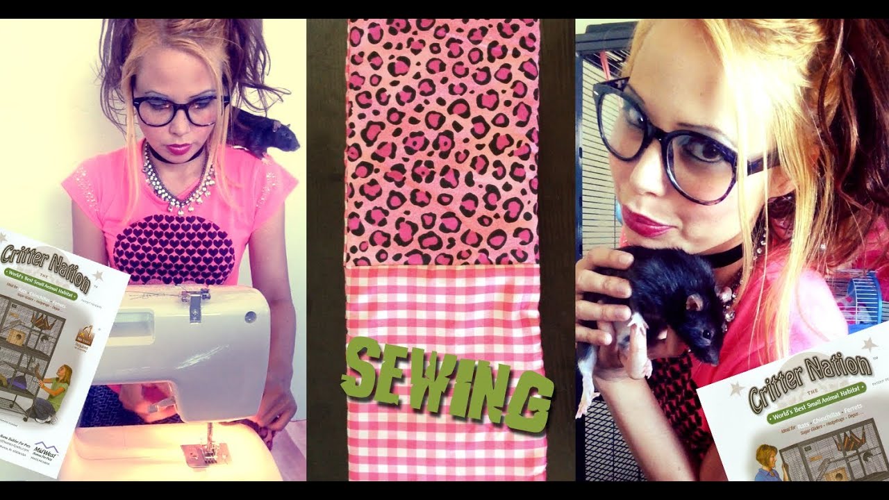 Sewing For Pet Rats Critter Nation double unit rat cage How to make a ramp cover Fashion