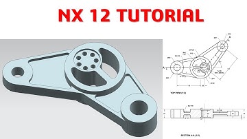NX 12 Tutorial #45 | 3D Model Basic Beginners | CADCAM TUTORIAL