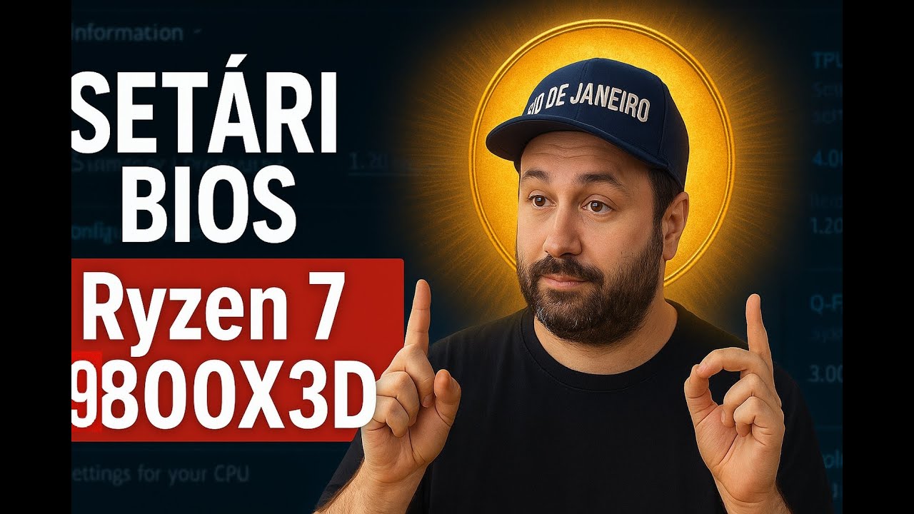⚙️ Ryzen 7 9800X3D: Setările BIOS SIMPLIFICATE 🚀 FPS mai mare, temperaturi mai mici!🧠 q 