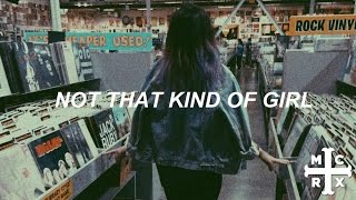 Video thumbnail of "not that kind of girl // my chemical romance - lyrics"