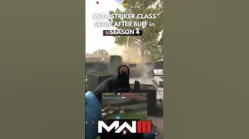 META STRIKER CLASS SETUP AFTER BUFF IN MW3 Season 4 - Modern Warfare 3 #mw3 #shorts #cod #callofduty