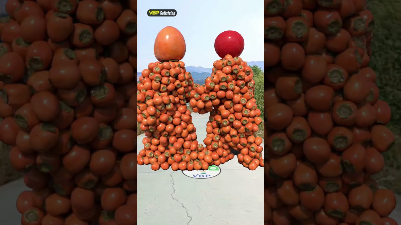 Fruit And Vegetable Characters Walking 3D Special Effects