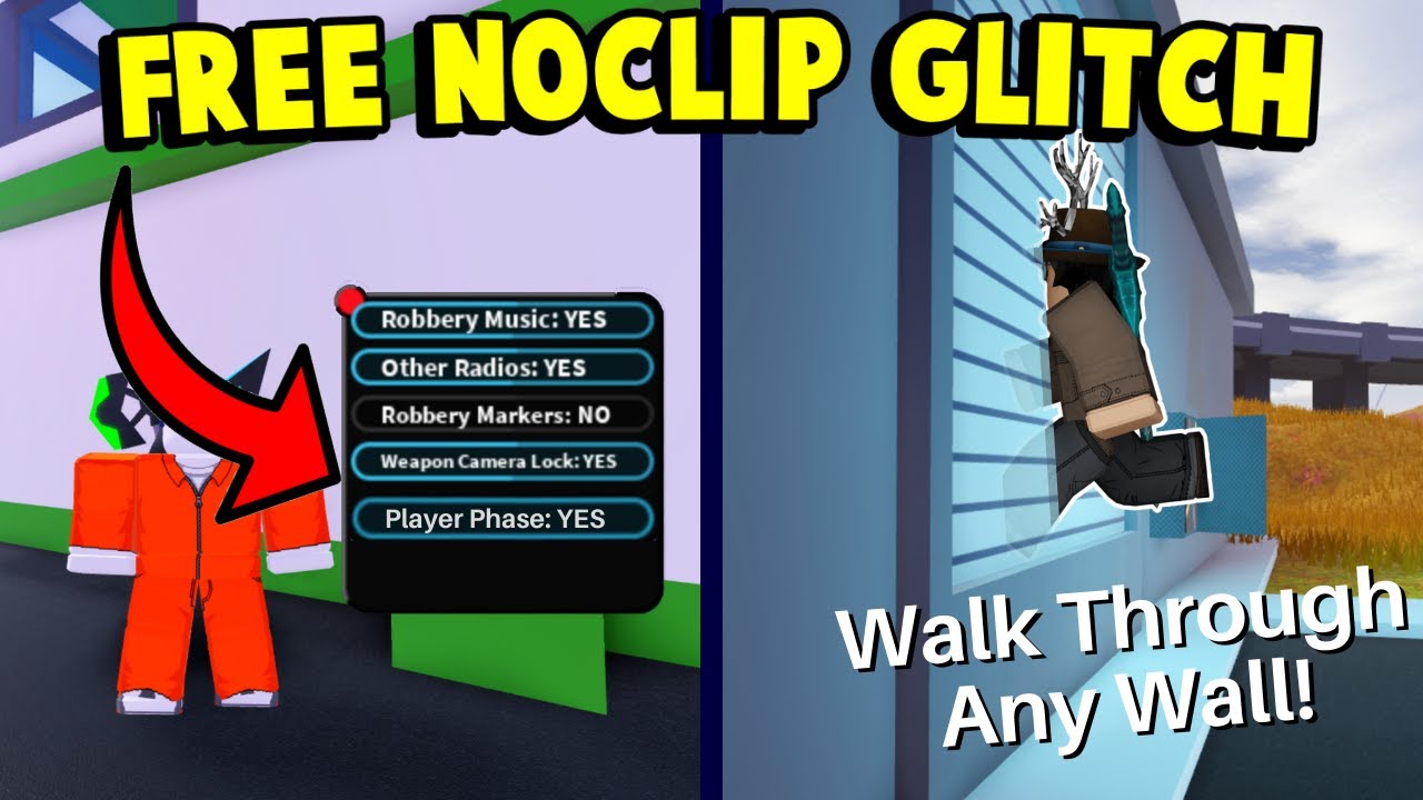 Brand New Free Noclip Glitch In Jailbreak How To Noclip Through Anything Without Spending Robux Youtube - roblox noclip glitch 2021