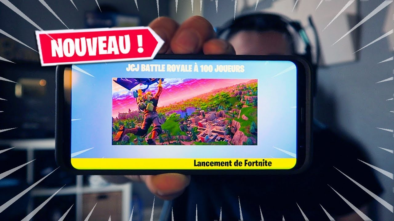 J'AI FORTNITE SUR MON SAMSUNG ! FORTNITE SUR ANDROID ! - 