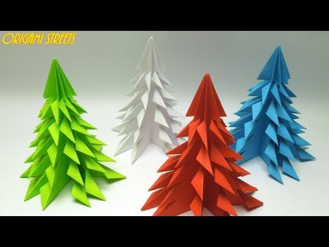 Kako narediti 3D Drevesa iz papirja