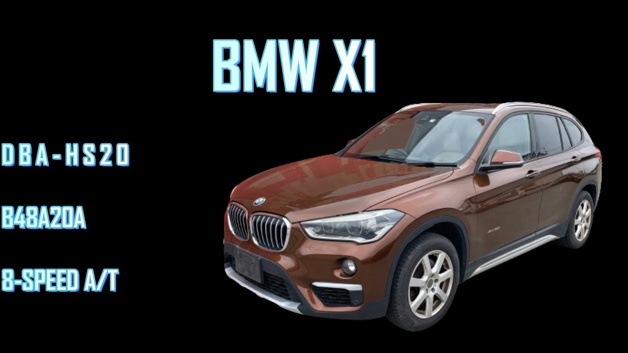 BMW X1 DBA-HS20 B48A20A ENGINE START, REAR MUFFLER & DRIVING TEST MOVIE F48