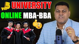 Top 5 Online MBA University in India?