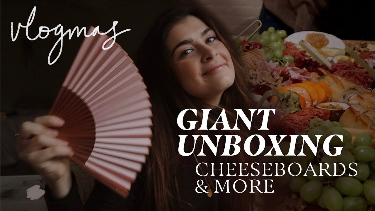 Unboxing haul, cheese boards & more | vlogmas day 5