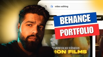 Create a STUNNING Video Editing Portfolio on Behance in 2025