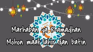 Ucapan Menjelang Ramadhan 2020 M / 1441 H - Marhaban ya Ramadhan