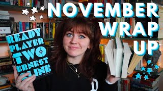 november wrap up 📚 ready player two + lots of romance