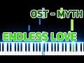 [OST] Endless Love (Piano Tutorial) from MYTH - D.Dra