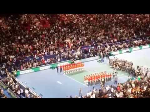 Djokovic vs Raonic - final Paris Masters 2014 (last ball and ceremony)