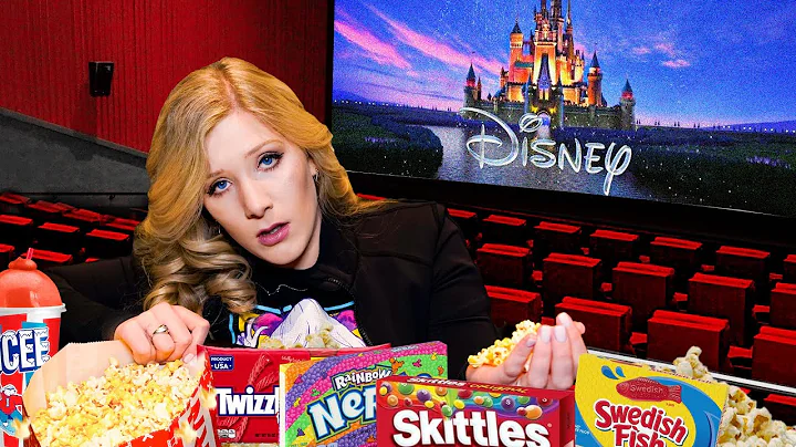 Eating Only MOVIE THEATER Food for 24 Hours! - Cha...