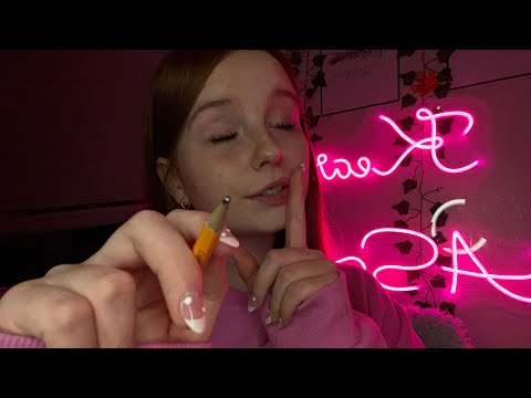 ASMR Shy Girl Helps You Cheat On A Test