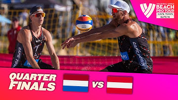 van de Velde/Brouwer vs. Hammarberg/Berger T. - Quarter Final Highlights | Cape Town #BeachProTour