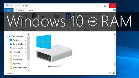 Windows 10 - How to Check RAM and System Specs
