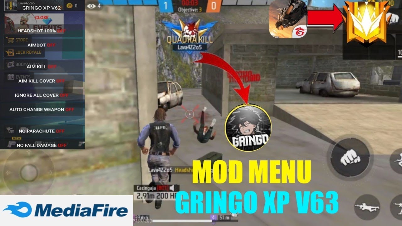 FFH4X Mod Menu V65 APK Download [Free Fire] 2023 OBB41