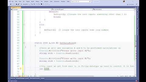 Simple Calculator in C# - Console Application