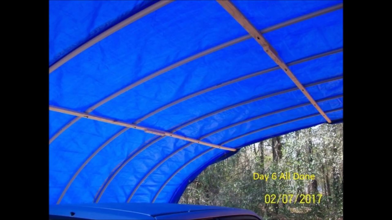 Pvc Pipe Tarp Shelter - YouTube