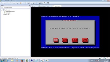 cucm 11.5  installation