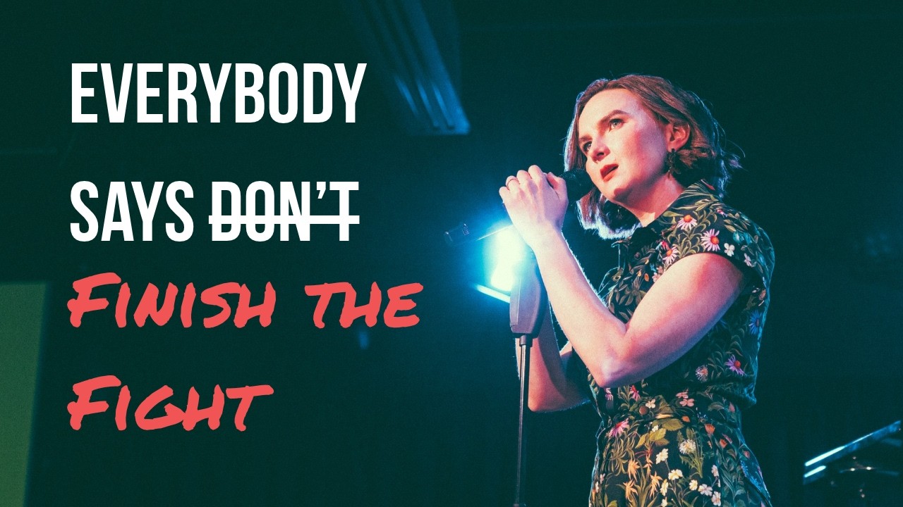 Everybody Says Finish the Fight (Mashup) | Sara Glancy Live at The Green Room 42
