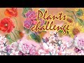PLANTS CHALLENGE | ЧЕЛЛЕНЖ ДЛЯ ХУДОЖНИКОВ | РИСУЕМ ЦВЕТЫ | ОБЗОР СКЕТЧБУКА