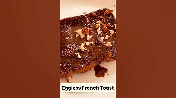 Eggless French Toast #shorts #quick #easy #bread #breakfast #chocolate