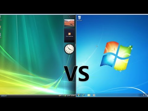 Comparing Windows 7 to Windows Vista