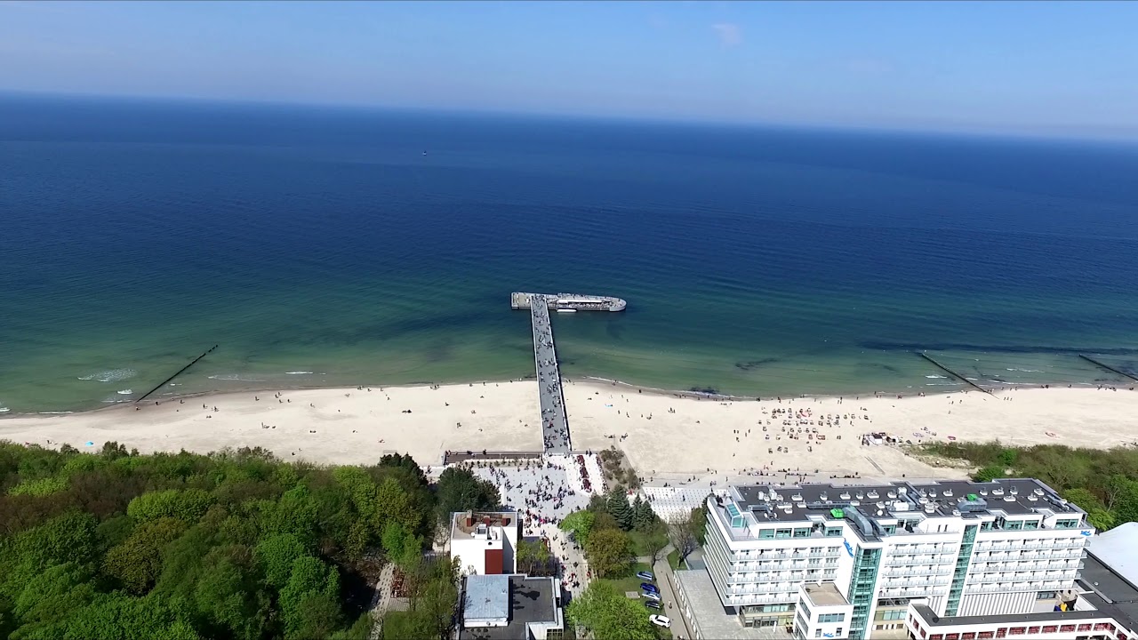 Kołobrzeg (molo) 2018 - Polska z lotu drona